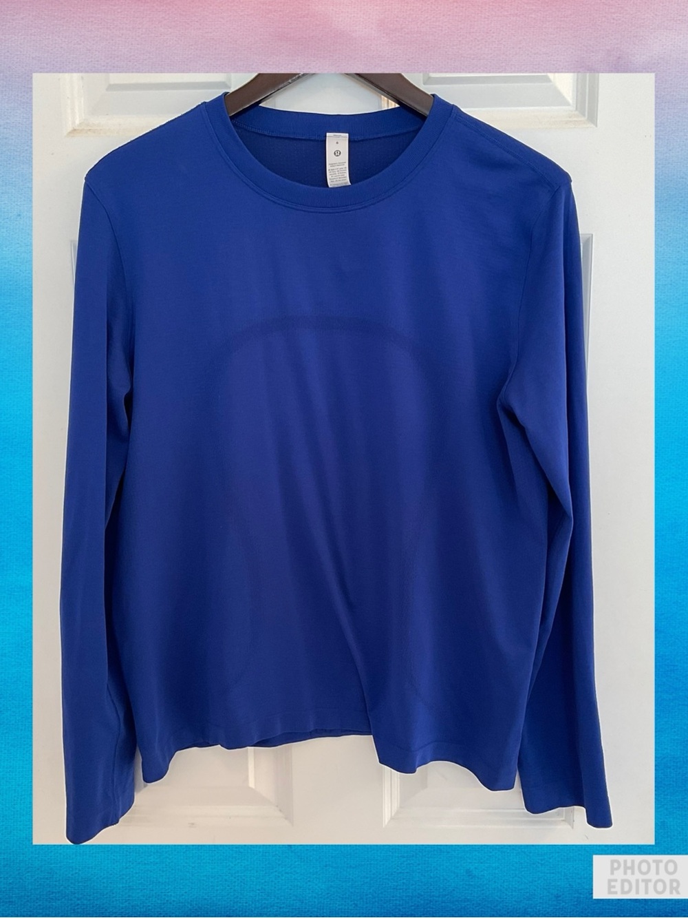 Swiftly Relaxed Long-Sleeve Shirt - Clubhouse Blue/Jet Stream - Size 6
